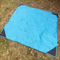 High Quality Nylon Custom Logo Outdoor Beach Blanket ,Folding Picnic Camping Mat  Beach Pocket Blanket