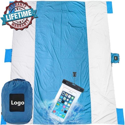 Waterproof Outdoor Portable Picnic Over Size Sand free Beach Blanket Mat ,Customize design/color/pattern/logo/size